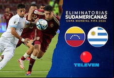 Televen transmitió Uruguay 2-0 Venezuela por la fecha 16 de las Eliminatorias al Mundial 2026