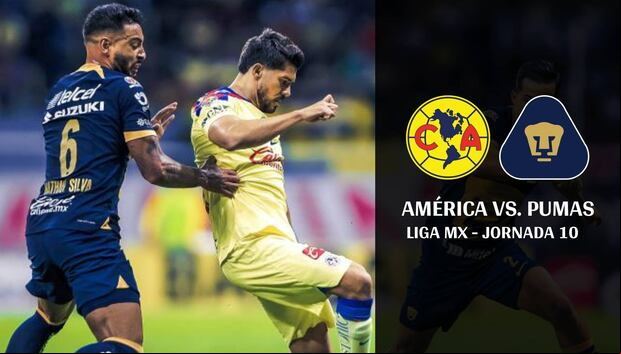 Se juega el Clásico Capitalino: América vs. Pumas en el Estadio Ciudad de los Deportes (Foto: Composición Mix)