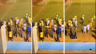 Arquero herido por disparo de bala de goma en el fútbol brasileño