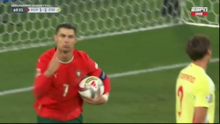 ¡Batacazo del ‘CR7’! Gol de Cristiano Ronaldo para el 2-2 de Portugal vs. España
