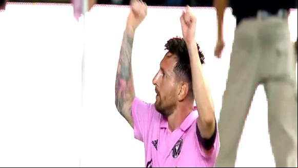 América e Inter Miami se enfrentan en un amistoso que se disputa en Las Vegas. (Video: TUDN)
